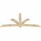 Ekena Millwork Davenport Rough Sawn Timber Gable Bracket, Douglas Fir, 96"W x 48"H x 2"D x 6"F, 12/12 Pitch GBW096X48X0206DAV00RDF - alternate 4